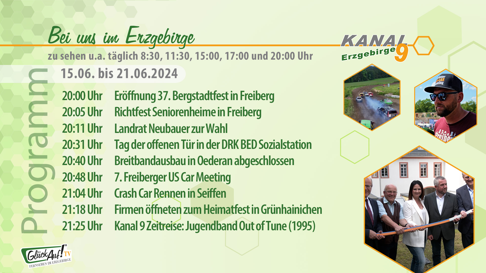 Bei uns im Erzgebirge für die Woche vom 15.06. bis 21.06.2024