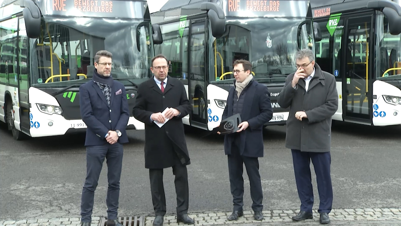 MEgional am 31. Januar 2020 mit neuen Bussen bei der RVE MEgional am 31. Januar 2020 mit neuen Bussen bei der RVE