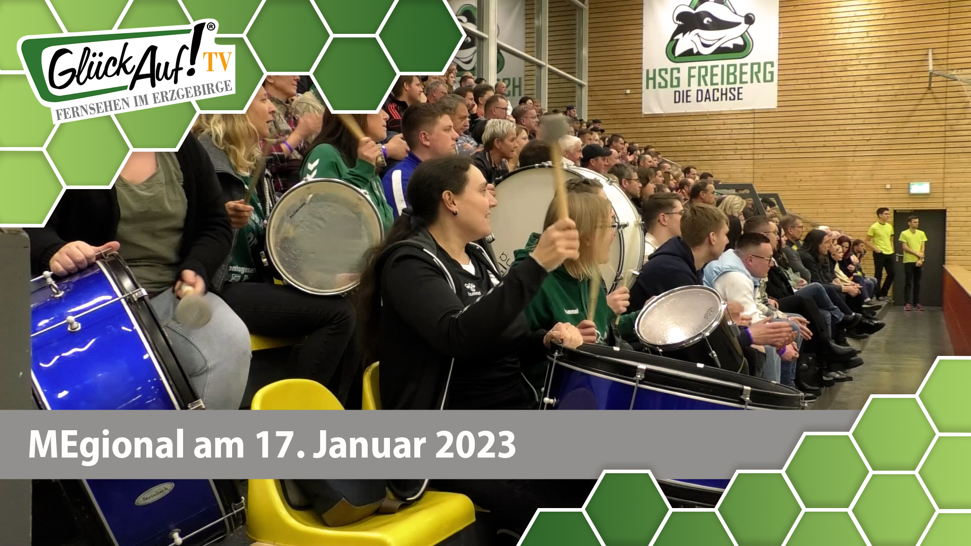MEgional am 17. Januar 2023 - mit dem Heimspiel der Dachse