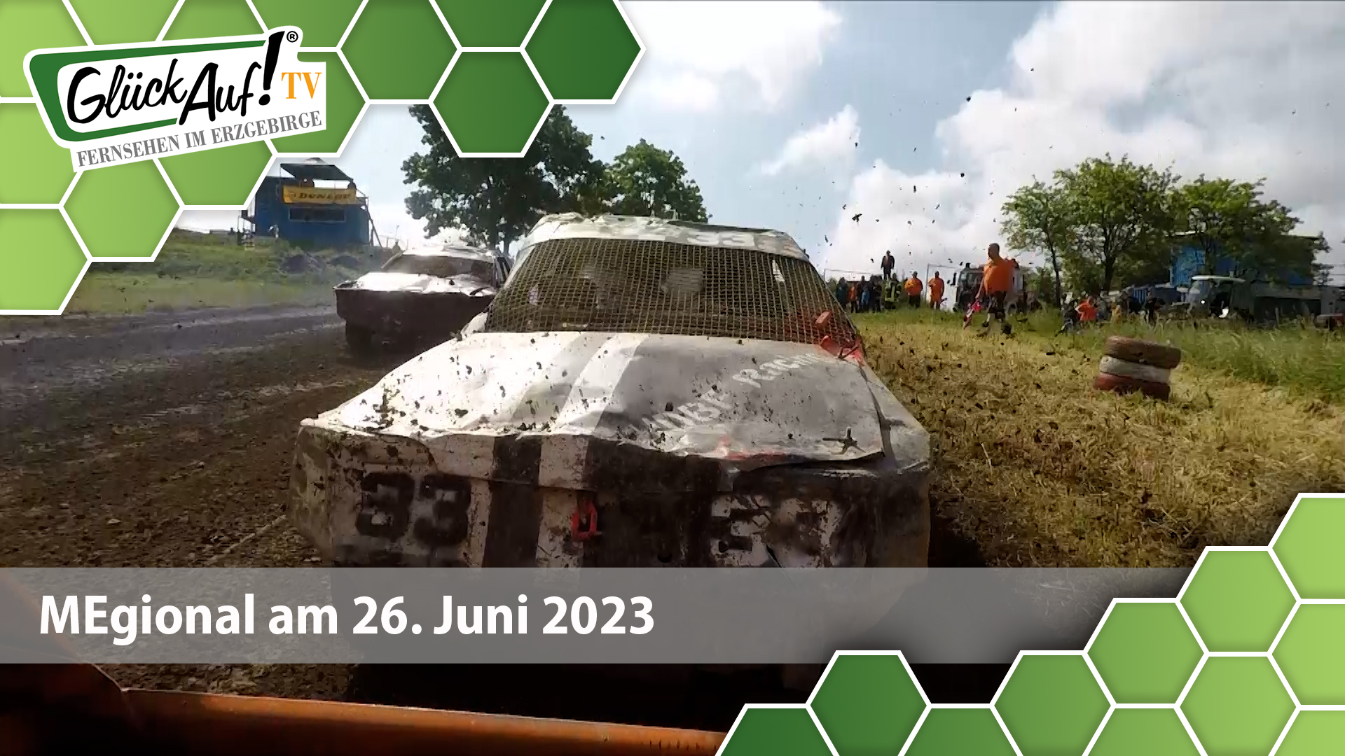 MEgional am 26. Juni 2023 u.a. mit dem16. CrashCar-Rennen am Reicheltberg in Seiffen