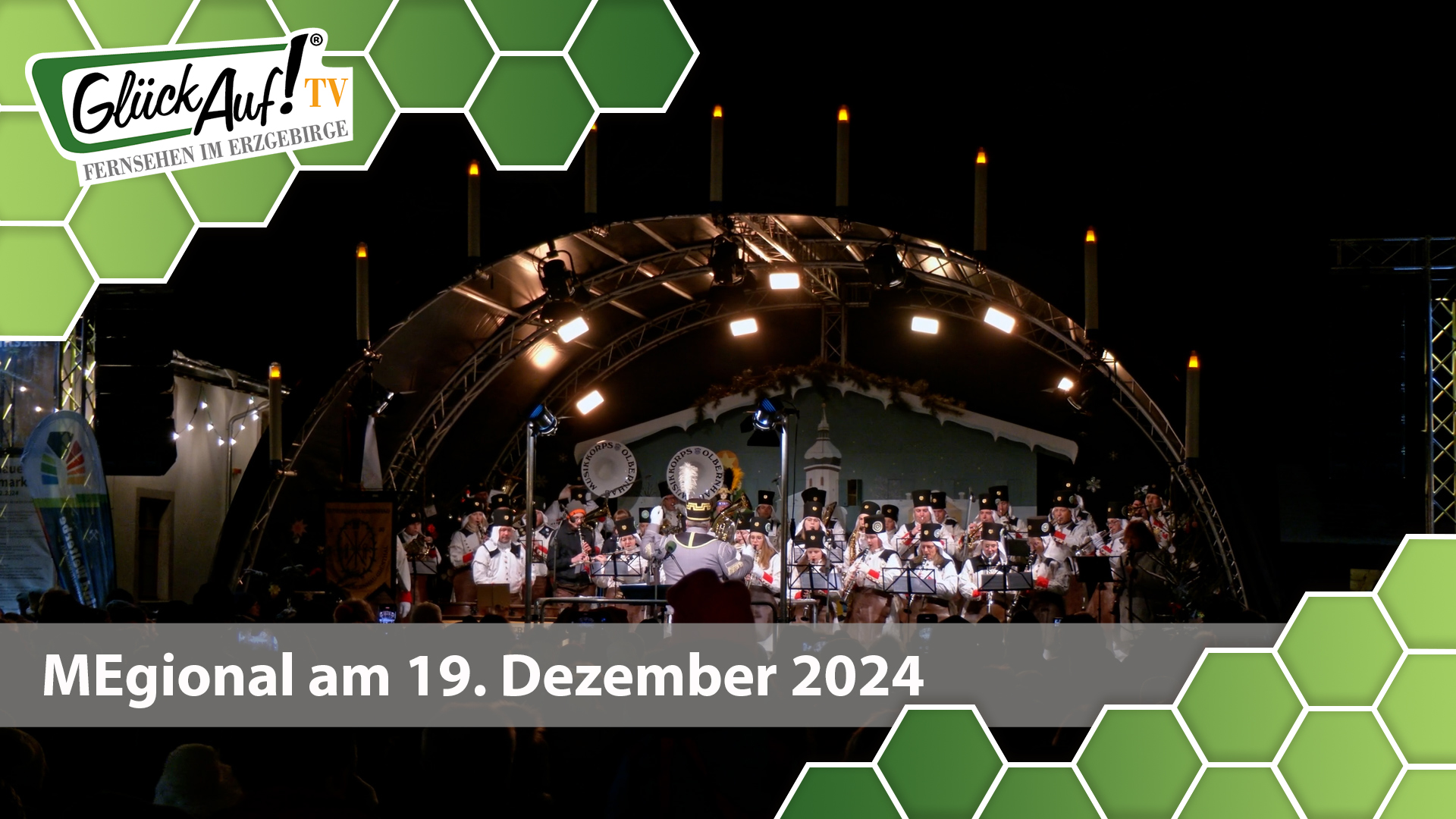 MEgional am 19. Dezember 2024 mit Bildern vom Großen Erzgebirgischen Weihnachtschor