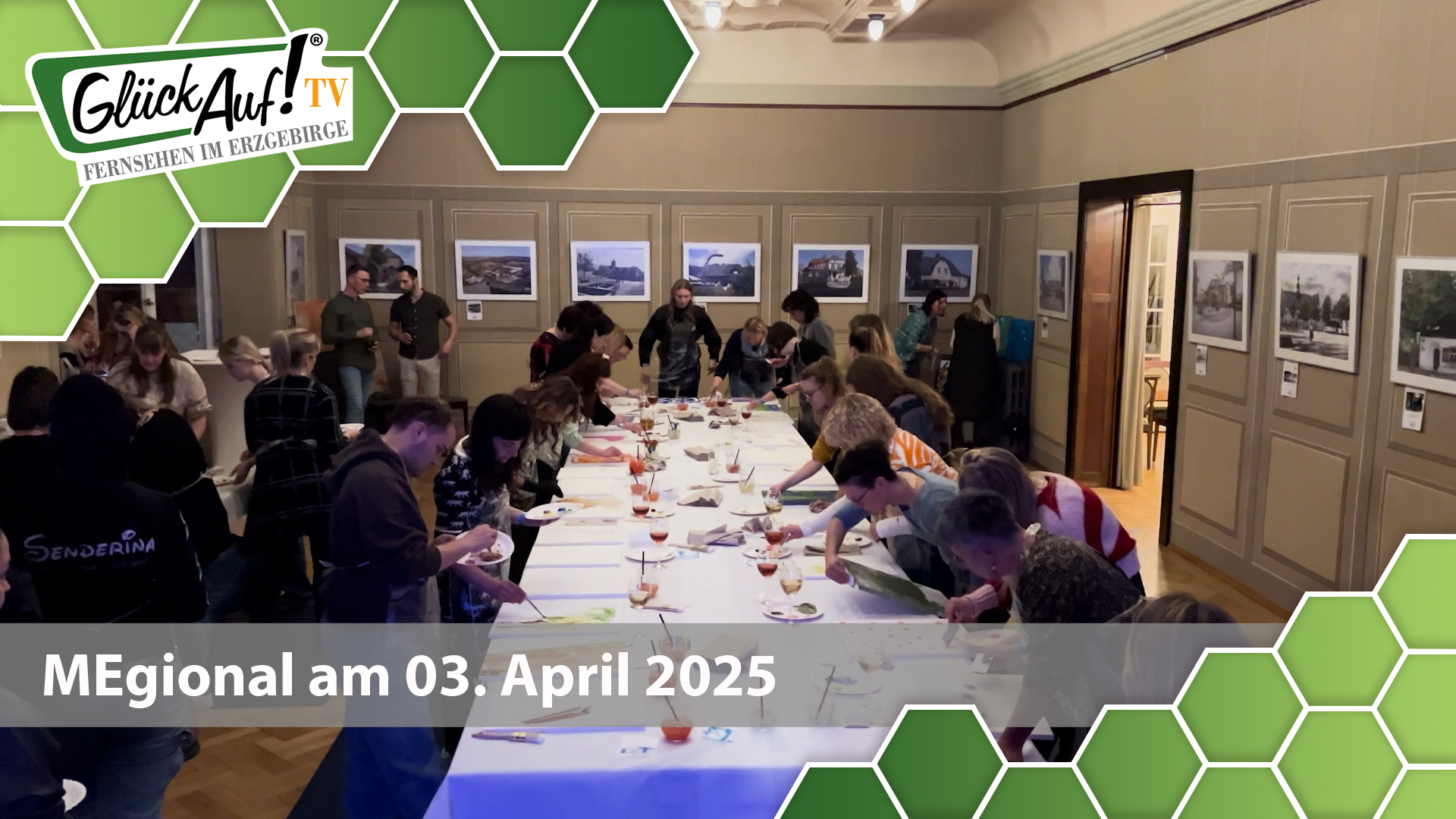 MEgional am 3. April 2025 mit dem Afterwork and Art in der Baldauf Villa Marienberg