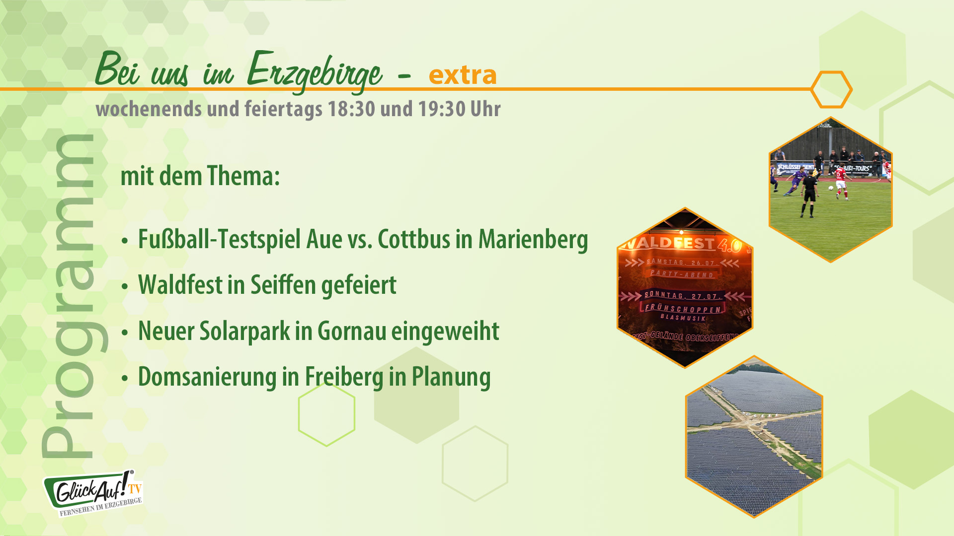 Bei uns im Erzgebirge - extra am 02.08. und 03.08.