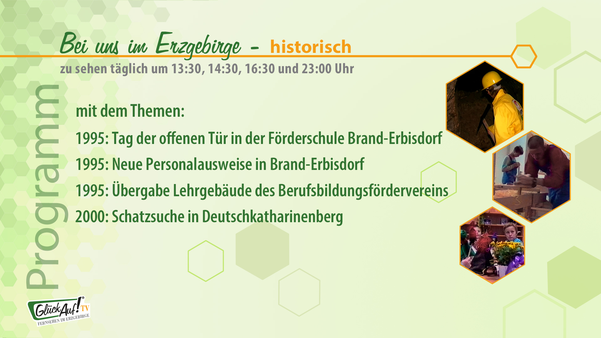 Bei uns im Erzgebirge - historisch vom 01.11. bis 07.11.