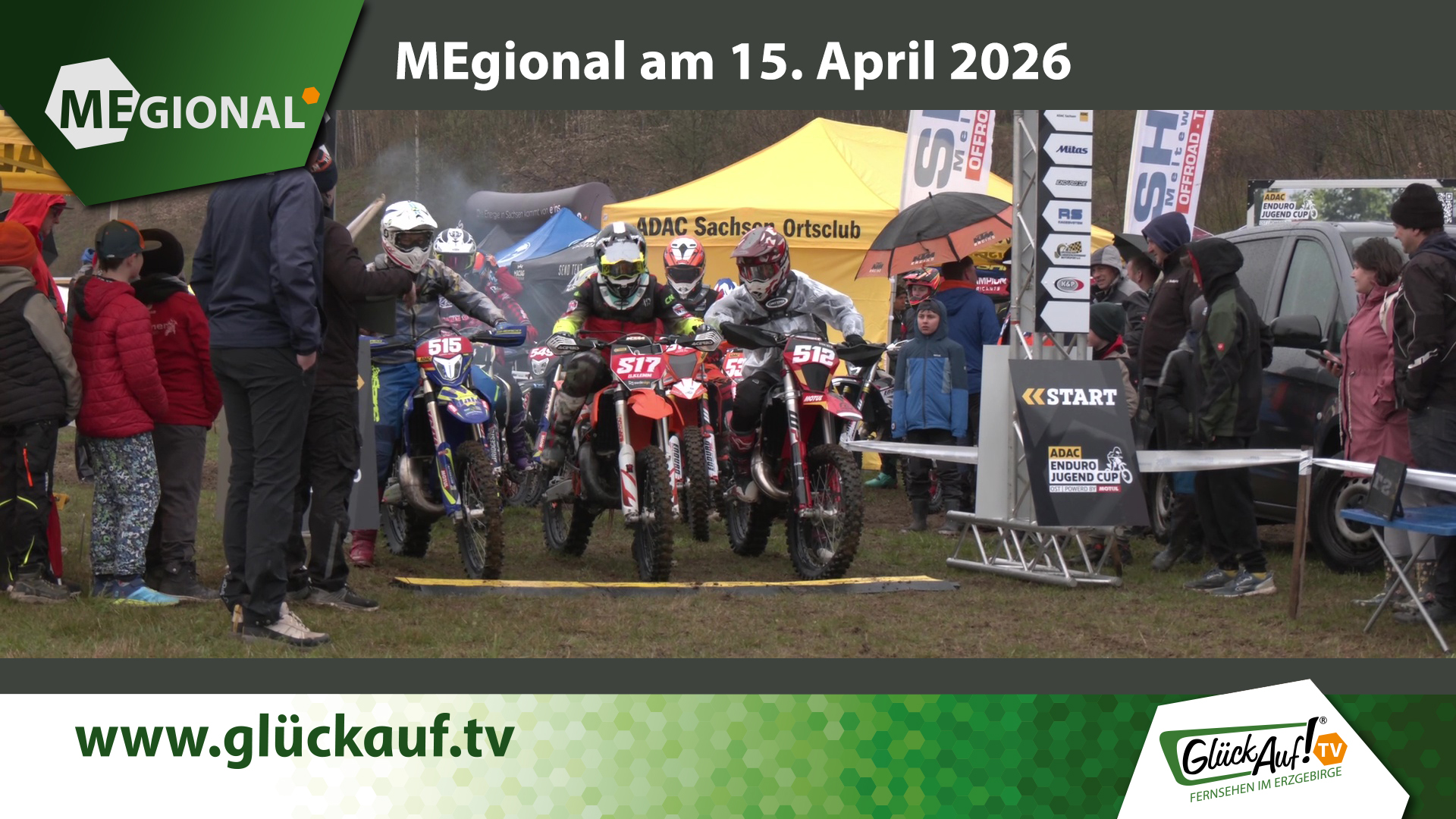 MEgional am 15. April mit dem Thema: Enduro Jugend Cup in Venusberg